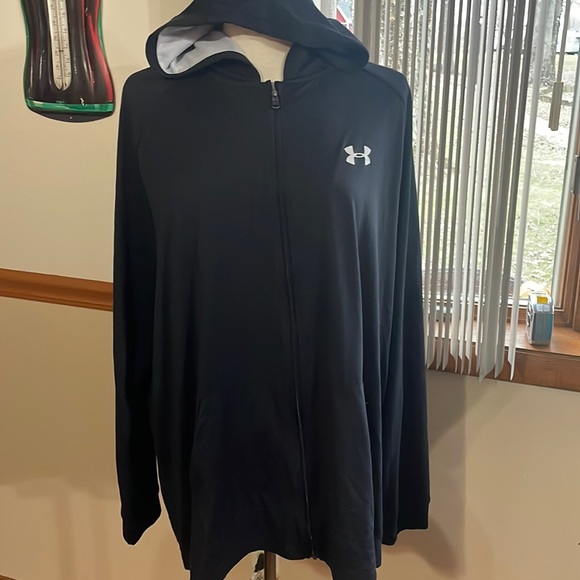 Under Armour Jackets & Coats Mens Under Armour Xl Black Zip Up